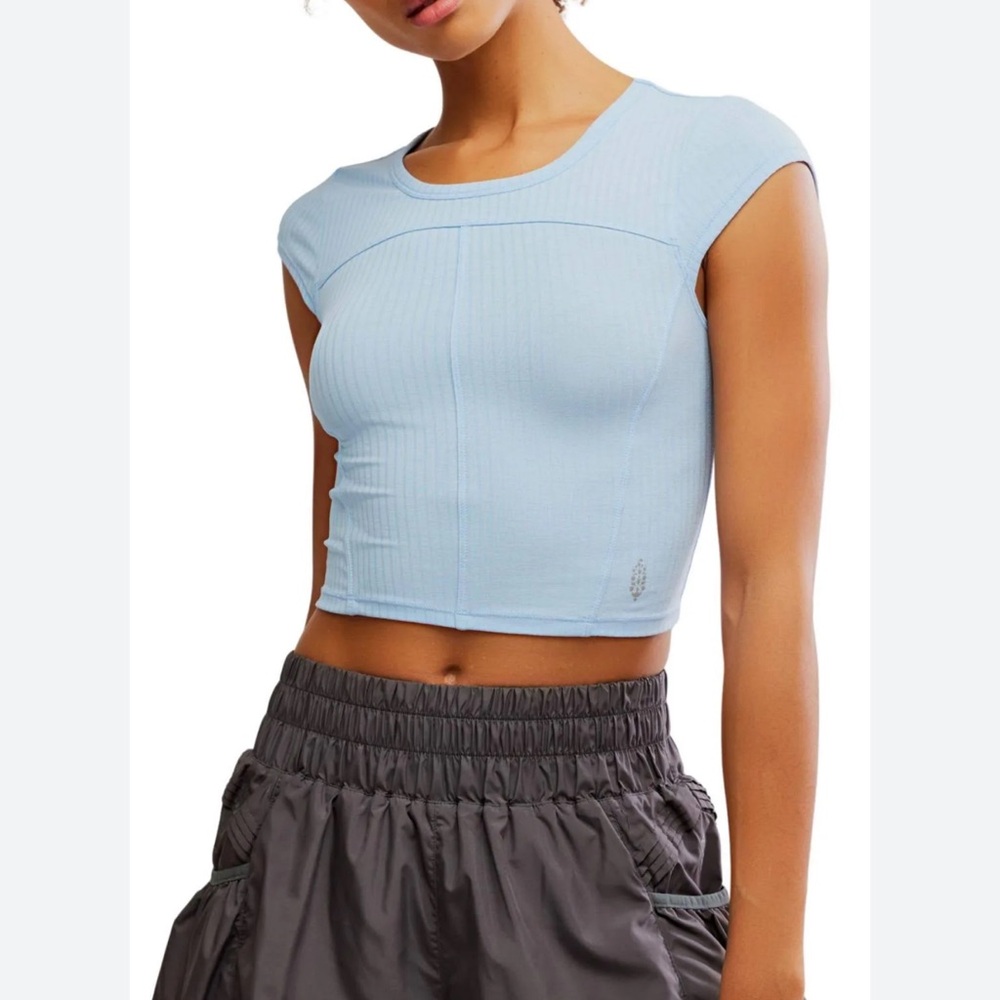 FP Movement Tempo Ribbed Baby Tee🤍NWT!